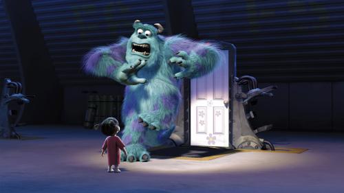 Корпорация монстров, Monsters Inc, обои hd, ребенок, Джимми Саливан, страшила, монстр