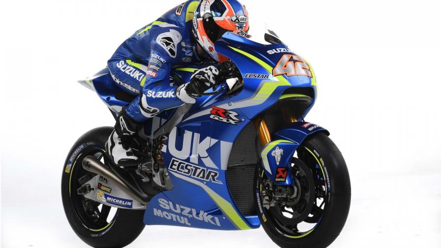 Презентация команды Suzuki MotoGP 2017 мотоцикла обои HD