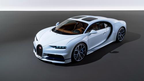 гиперкар Bugatti Chiron 4K обои