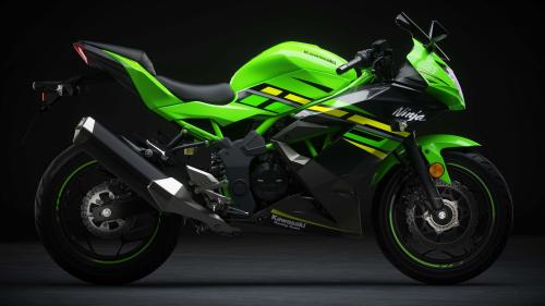 2019 Kawasaki Ninja 125 4K обои