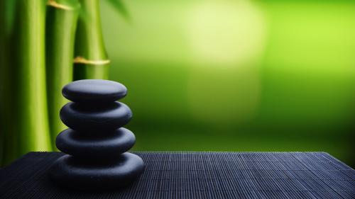 2560x1600, дзен черные художественные камни