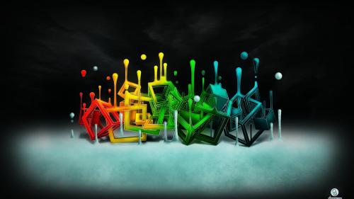 Абстрактные картинки, фоновые граффити обои hd бесплатно