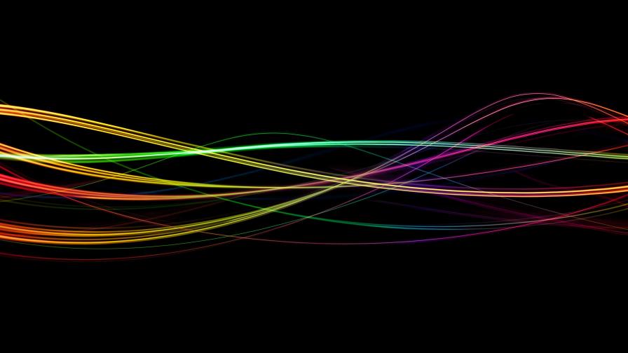 Абстрактные, линии, черный фон, обои hd, бесплатно