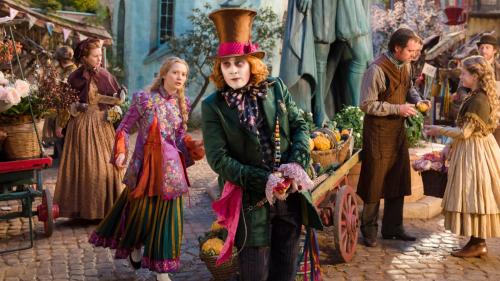 Алиса в Зазеркалье, Безумный Шляпник, Джонни Депп, Миа Васиковска, алиса, сказка