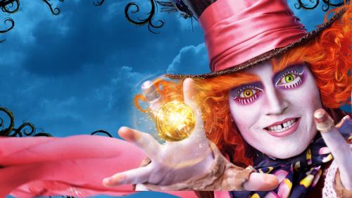 Алиса в Зазеркалье, безумный шляпник, Johnny Depp, Джонни Депп, фильм, сказка, HD обои, фото
