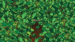 Деревья, воображение, зверь, фоны, заставки hd