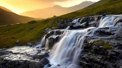 Живописный водопад Дания бесплатно картинки