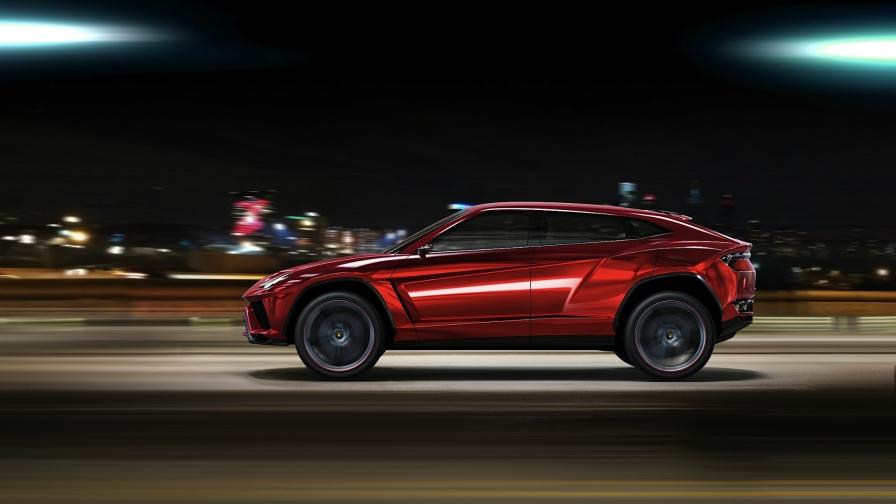 Качественные обои на рабочий стол с красным ламборгини 