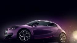 Маленький автомобиль фиолетовый обои hd бесплатно