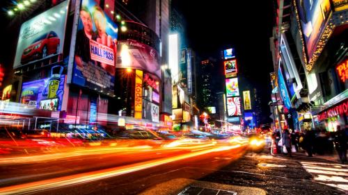 Ночной Нью-Йорк картинки для рабочего стола скачать