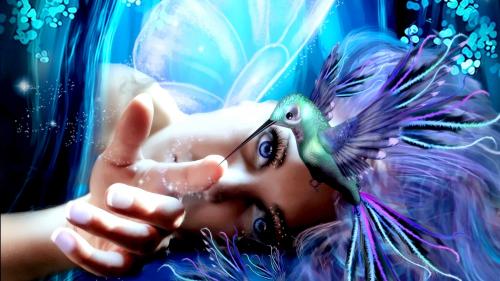 Рисунки девушек фэнтези