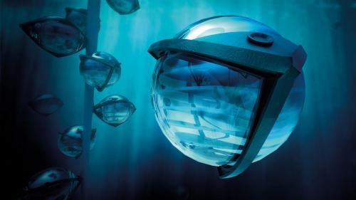 Творческие обои, город в океане, креативные, обои hd, бесплатно