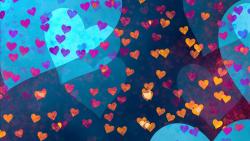 Фоны с сердечками обои