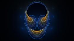 Форма, эллипс, синий, дым, рисунок, воображение, обои HD, картинки