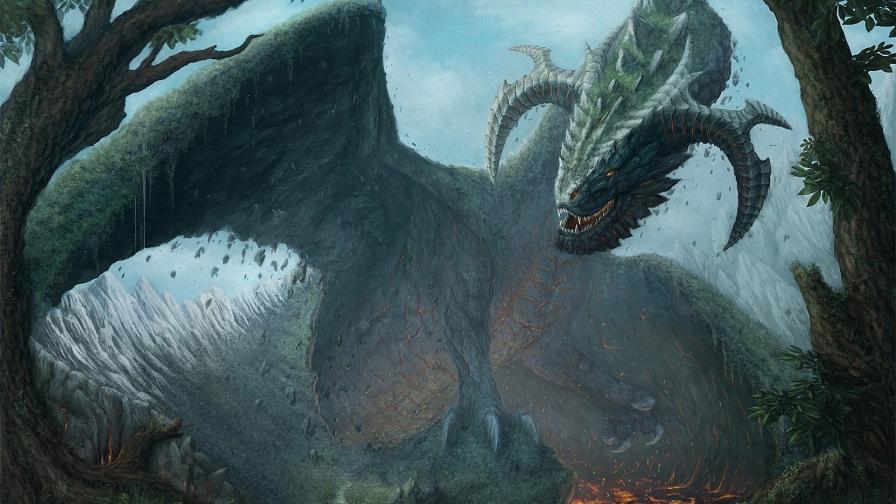 Фэнтези дракон