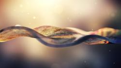 Широкоформатные обои с абстрактным рисунком похожим на волнистое стекло