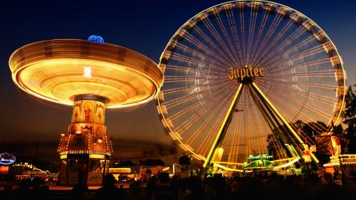 Юпитер колесо обозрения ярмарка HD обои скачать