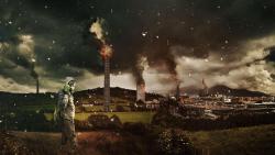 горящий город, разрушенный городок, заставки