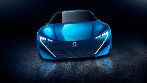 дорога, город, концепт, пежо, Concept, Peugeot, 2017, Instinct, Self, driving обои HD
