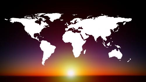 карта мира обои HD