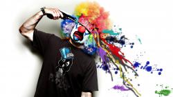 клоун, юмор, пистолет