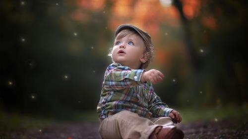 красивый маленький мальчик