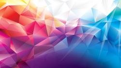 красочные многоугольники обои HD