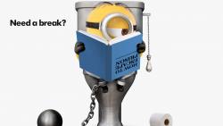 миньон на талчке 4K обои