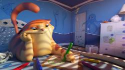 рисунок кошки