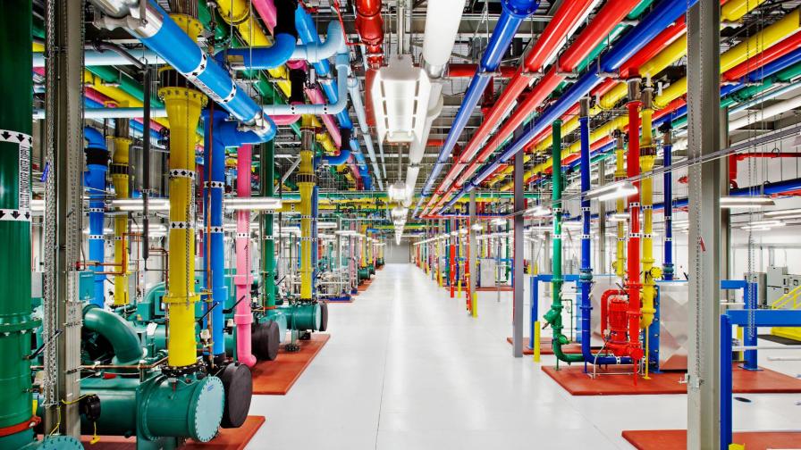 центр обработки данных, Google, поисковая система, строительство, разноцветные, дата центр, обои, картинки