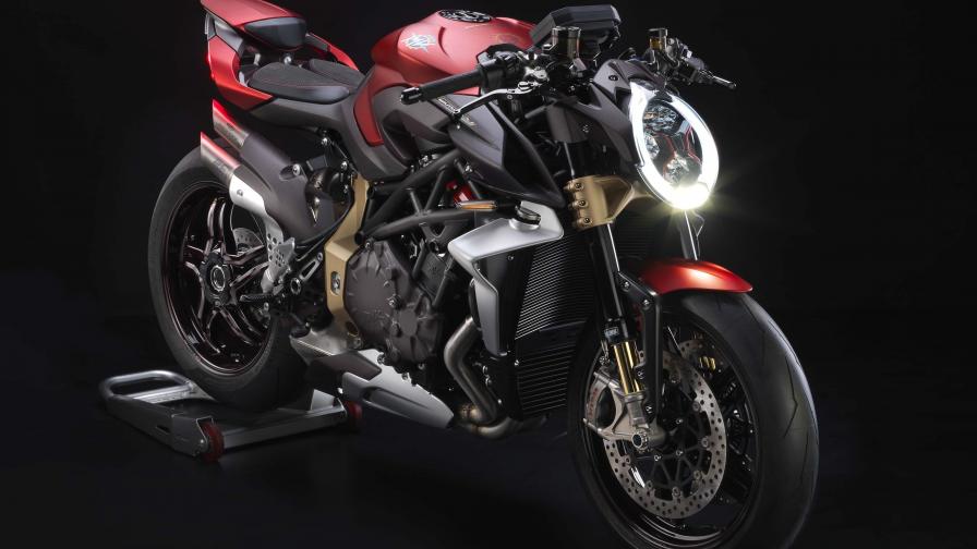 2019 MV Agusta Brutale 1000 Serie Oro обои 4K
