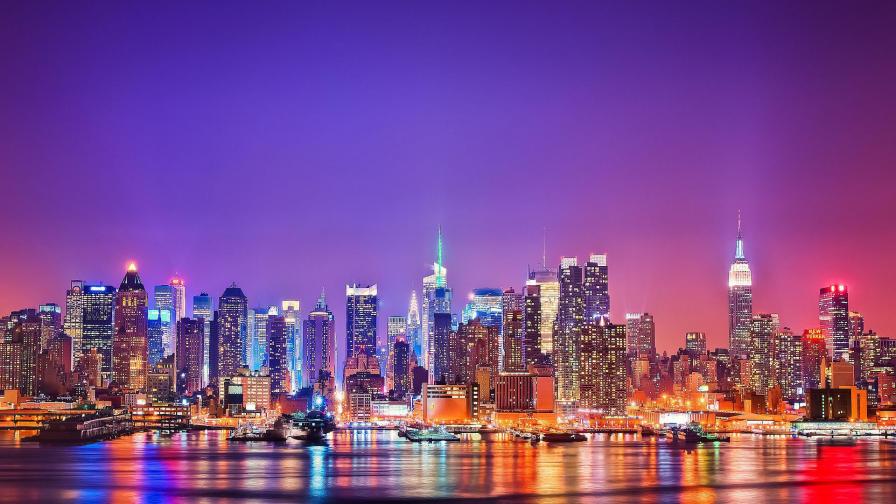 colorful new york city