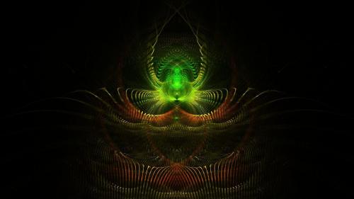 green fractals Free wallpaper desktop