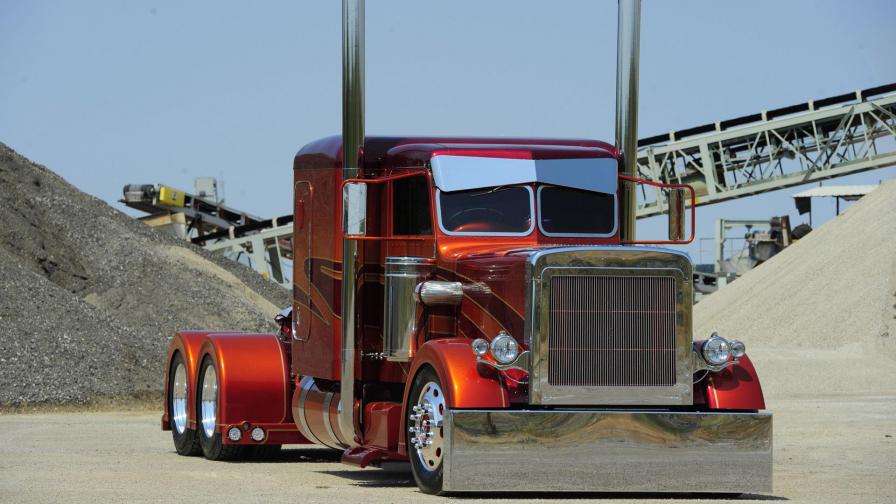 Peterbilt semi truck грузовик обои