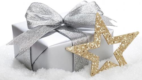 Snow gift star winter christmas wallpaper high resolution hd